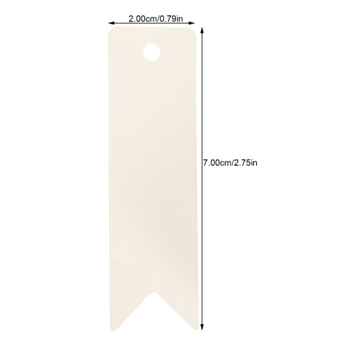 200Pièces Tags Papier Blancs Multifonctions Pour Marquage Prix Décor 1