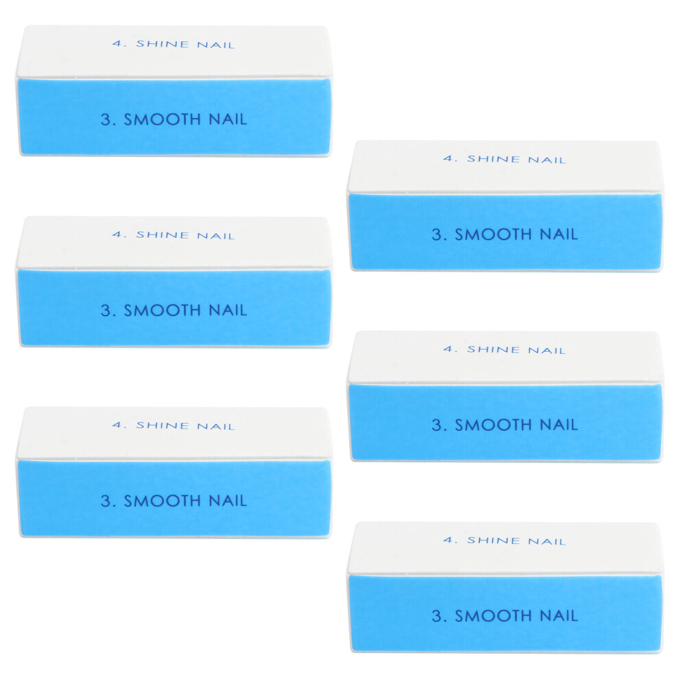 Vaguelly 6 Pcs Manicure Tools Professional Nail Buffer Polisher