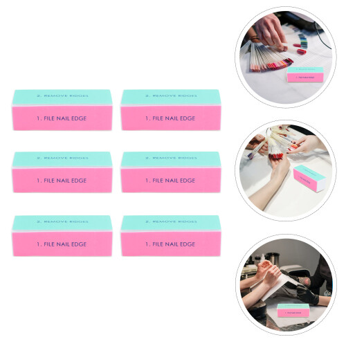 6 Pcs Manicure Tools Professional Nail Buffer Polisher 2