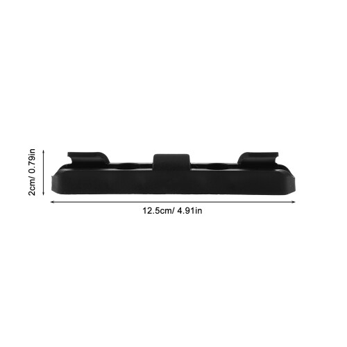 Black Motorcycle Hose Guide PP Brake Cable Clip Durable Clamp 1