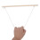 Flagpole Garden Flagpole Beige 4pcs 7