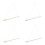 Flagpole Garden Flagpole Beige 4pcs 10