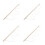 Flagpole Garden Flagpole Beige 4pcs 9
