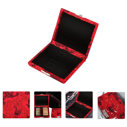 1Pc Red Durable Reed Storage Case Compact Oboe Reed Accessory Holder 2