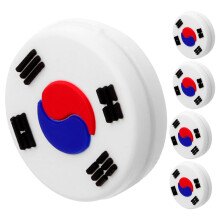 5Pcs White Silicone Tennis Dampeners Vibration Dampers for Rackets