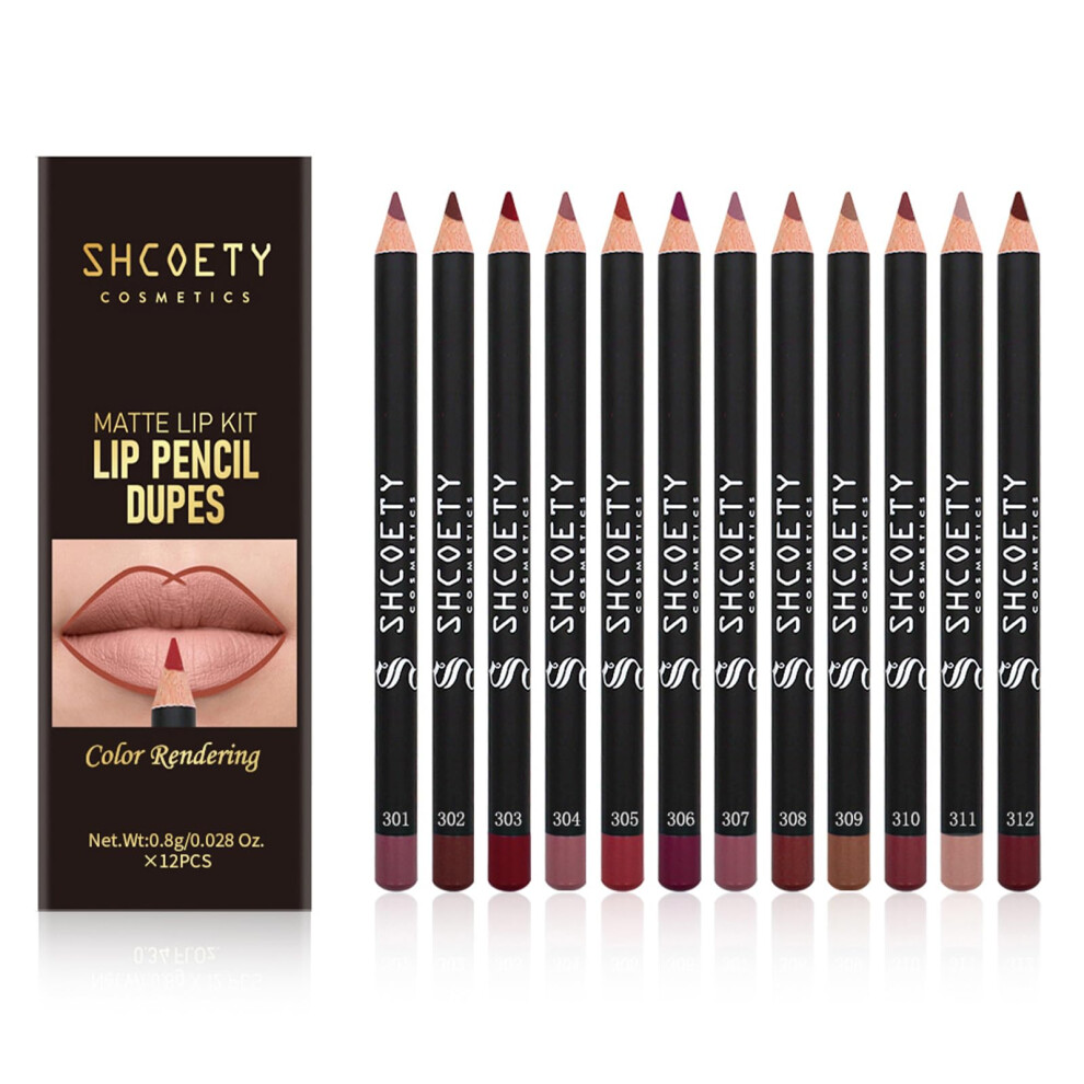 Long Lasting Lip Liner Pencil for Precise Lip Definition and Smooth Glide Application