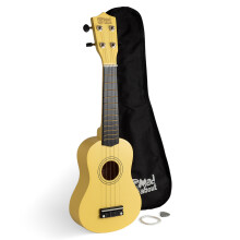 Soprano Ukulele inc Bag Pick Strings Pastel Yellow