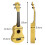 Soprano Ukulele inc Bag Pick Strings Pastel Yellow 2