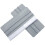 2pcs car window film scraper plastic squeegee tool grey 1