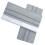 2pcs car window film scraper plastic squeegee tool grey 9