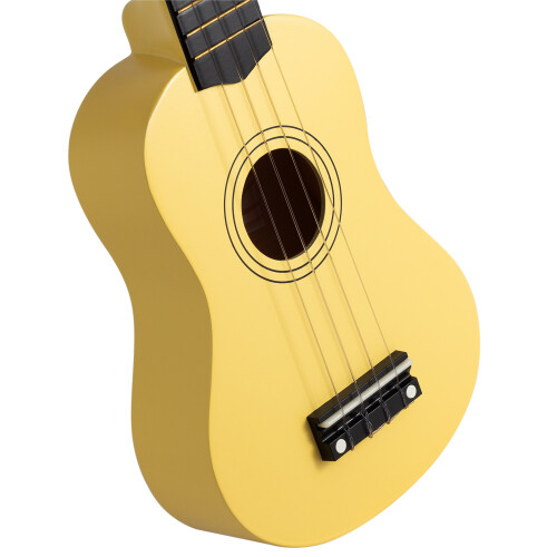 Soprano Ukulele inc Bag Pick Strings Pastel Yellow 2