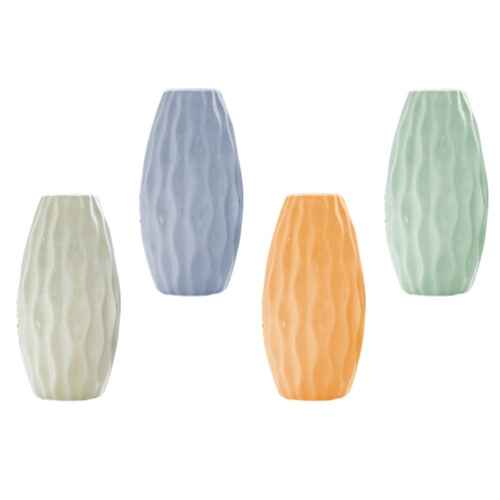 Ceramic Flower Vase Assorted Colors Stable Desktop Plant Bottle 2