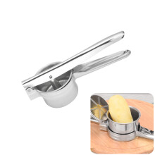 Stainless Steel Potato Ricer Musher Durable Silver Kitchen Tool