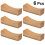 6Pièces Porte Couverts Bois Beige Forme Coussin Pour Table 6