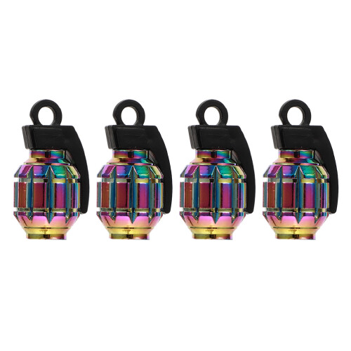 4pcs Stem Covers Chic Shape For Car Motorcycle Truck 2