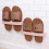 Wall Mounted Organizer Rectangular Shoes Storage Rack 5pcs Pink 9