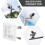 Sturdy White Iron Camera Pole Mounting Bracket for Lanterns 8
