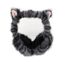 Cute Grey Cartoon Ear Muffs Lightweight Ear Protection for Kids
