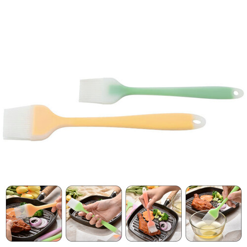 2St Multifunctionele Silicone Basting Brush Voor Keuken En Bbq 2