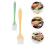2St Multifunctionele Silicone Basting Brush Voor Keuken En Bbq 5