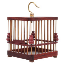1Pc Red Wooden Mini Grasshopper Cage Durable Cricket Storage Box