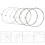 6pcs Silver Crown Brooch Alloy Women Lapel Pin Decorative Clothes Brooches For Scarf Shawl 11