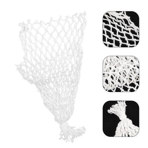6Pcs Cotton Pool Table Pockets Durable Net Billiard Accessories White 1