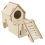 Maison En Bois Beige Pour Hamster Nid Et Cachette Confortable 2