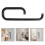 Black Stainless Steel Shower Door Handle Durable Glass Door Pull 2