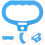 Blue Plastic Bus and Trash Can Handle Rings Easy Replacement 4