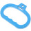 Blue Plastic Bus and Trash Can Handle Rings Easy Replacement 7