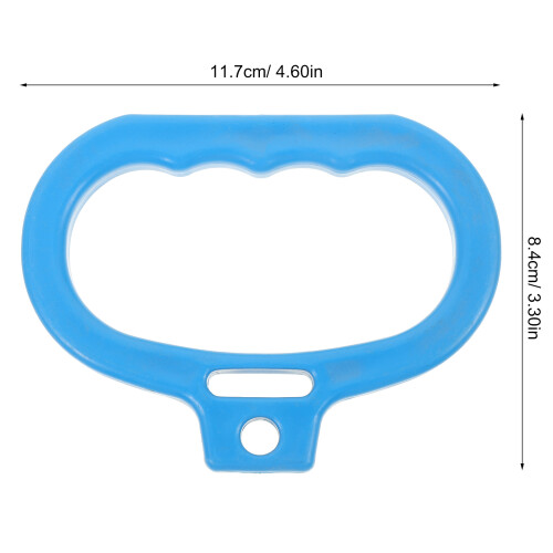 Blue Plastic Bus and Trash Can Handle Rings Easy Replacement 2