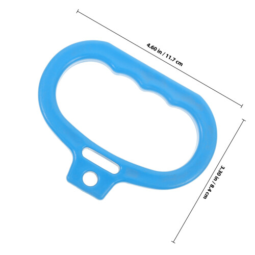 Blue Plastic Bus and Trash Can Handle Rings Easy Replacement 1
