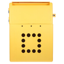 Masteelf Mounted Mailbox Wall Mount Office 33.00x24.00x10.00cm Yellow