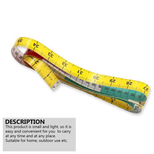 3Pcs Lightweight Retractable Tape Measure Multi Color Durable Material 2