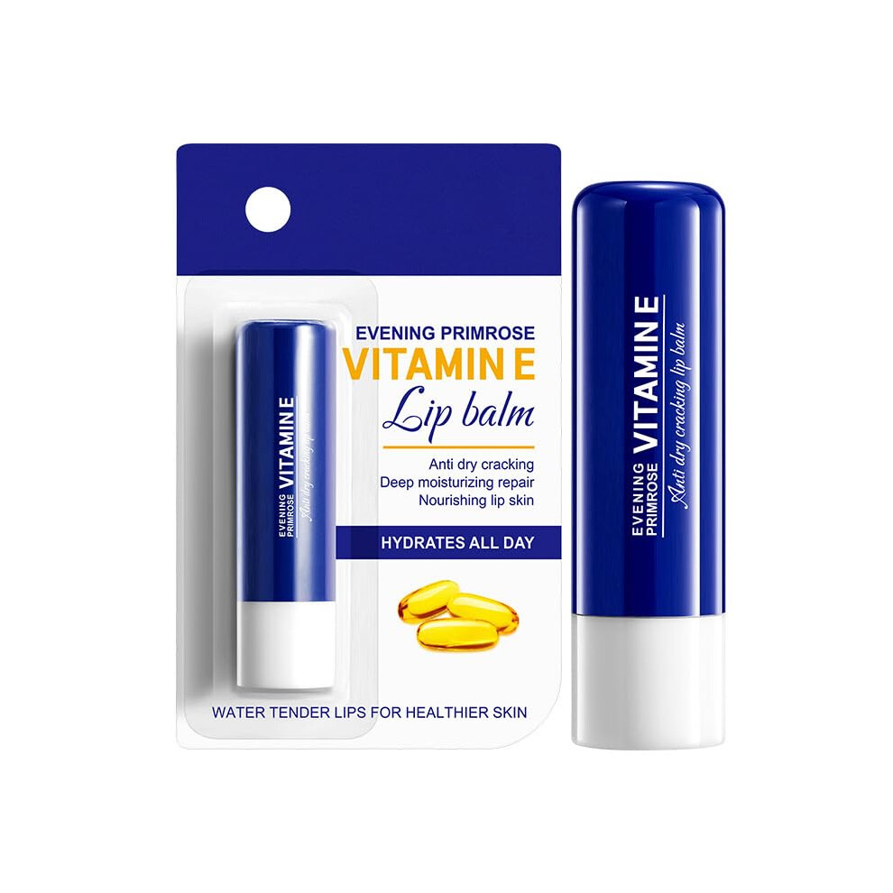 Blue Vitamin E Lip Balm With Deep Hydration And Nourishment For Dry Lips, Paraben Fragrance