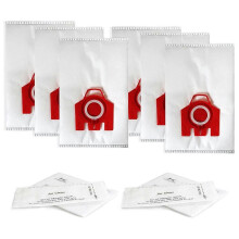 6Pack Ersatz FJM 3D Efficiency Staubbeutel für Miele S200, S300, S600, S4 S6 Compact C2 C1 Serie Dose