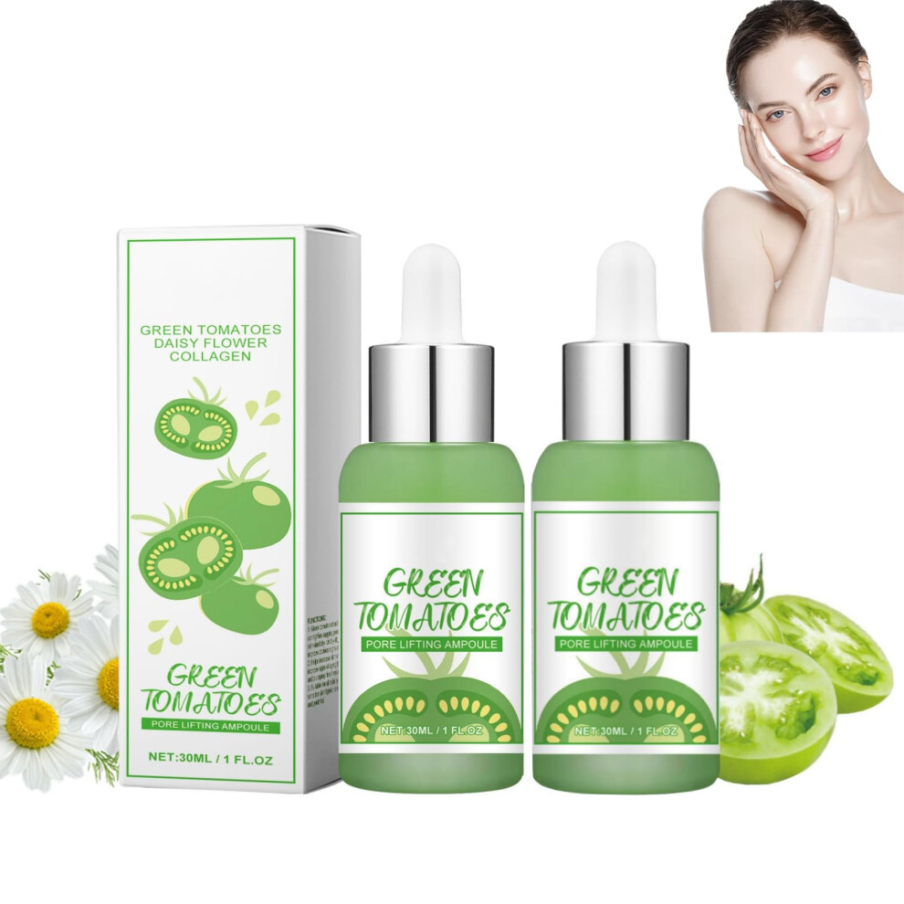 Pore Minimizing Serum 2PCS, Hydrating Face Ampoule with Pore Refining Action and Gentle Exfoliation Care