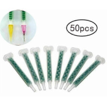 Accessories for two-component glue: Replacement mixing nozzles for 2-component glue, 50 pieces (epoxy glue)