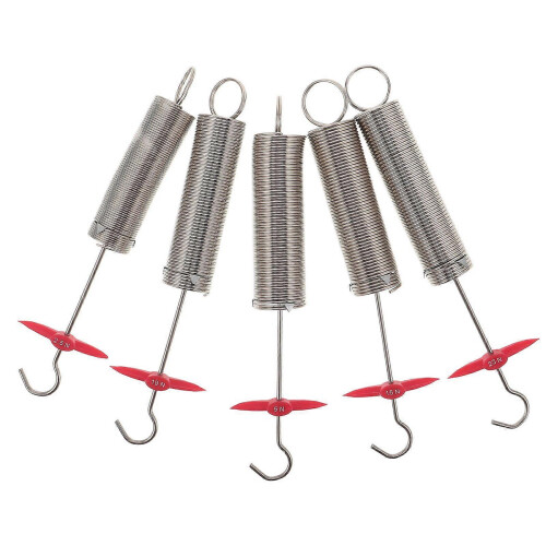 5pcs Hooke'S Law Physics Spring: Education Science Lab Equipment - 2.5/5/10/15/25N  Physical Experiment Spring for School Projects Classroom Teaching