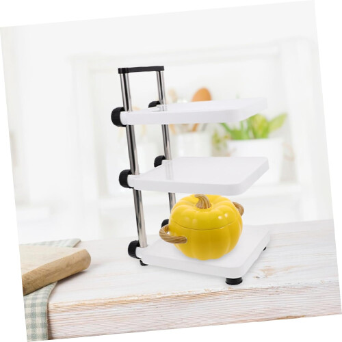 Adjustable Pot and Pan Organizer Rack, MultiLayer NonSlip Cookware Storage for Kitchen Cabinets 2