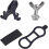 Bicycle Light Mount and Number Plate Holder with Secure Clip for Easy Tool Installation 2