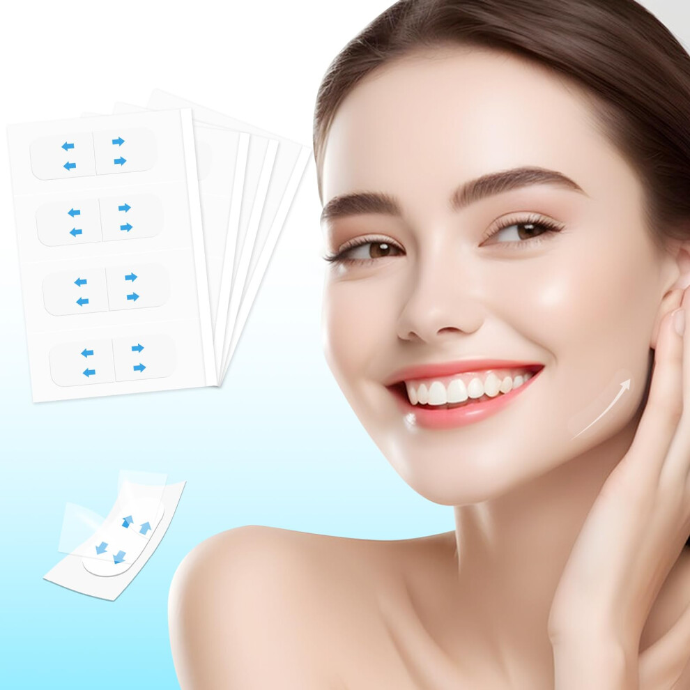 Face Lift Tape Invisible for Women, Waterproof Instant Lift for Double Chin and Jawline