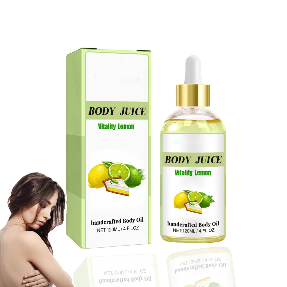 Cream Moisturizing Body Oil 120Ml With Deep Hydration, Fast Absorbing Lightweight Coconut Pie Scent