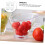 4Pcs Clear Salad Bowls Stackable Plastic Serving Bowls for Parties Snacks Vegetables and Home Use 4