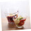4Pcs Clear Salad Bowls Stackable Plastic Serving Bowls for Parties Snacks Vegetables and Home Use 2