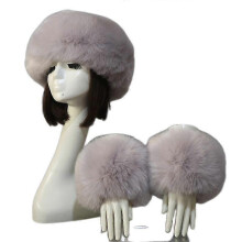 (COLOR 18) 2 Pcs Faux Fur Wrist Cuffs And 1 Headband Ear Warmer Costumes Winter Warm Accessories For Women