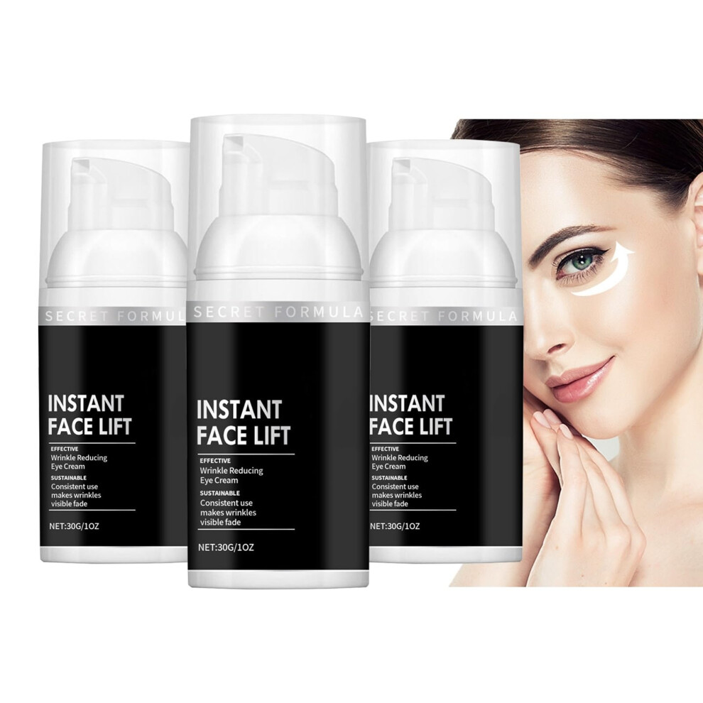 Cream Instant Face Lift And Under Eye Lifting Set, Antiaging Firming Serum For Wrinkles, 3 Pack