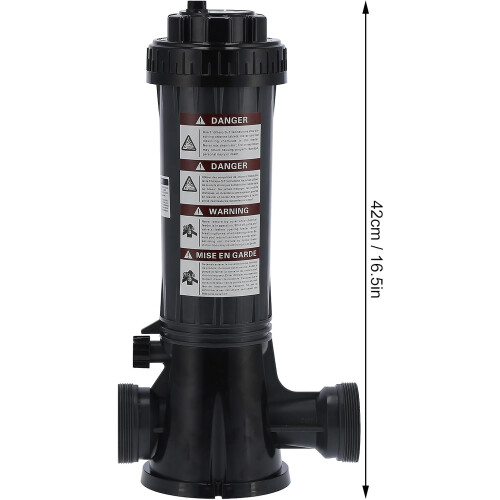 Automatic Pool Chlorinator with Adjustable InLine Chlorine Dispenser for Efficient Swimming Pool Care 2