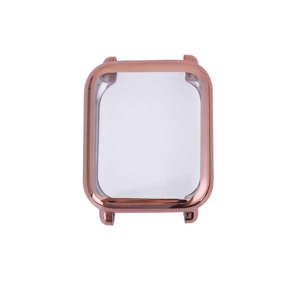 2Pcs Rose Tpu Watch Cover Protective Case For Smart Watch Durable Gold 013798246604